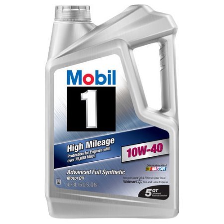 10W-40 High Mileage Full Synthetic Motor Oil, 5 qt H6506