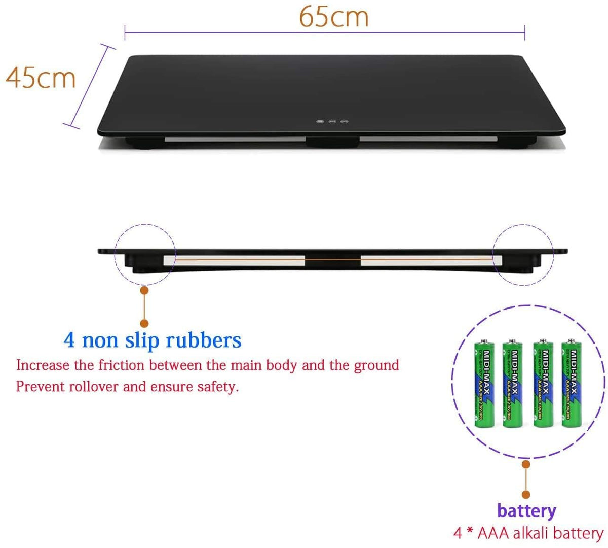 Digital Pet Scale 220 lbs Black G619036