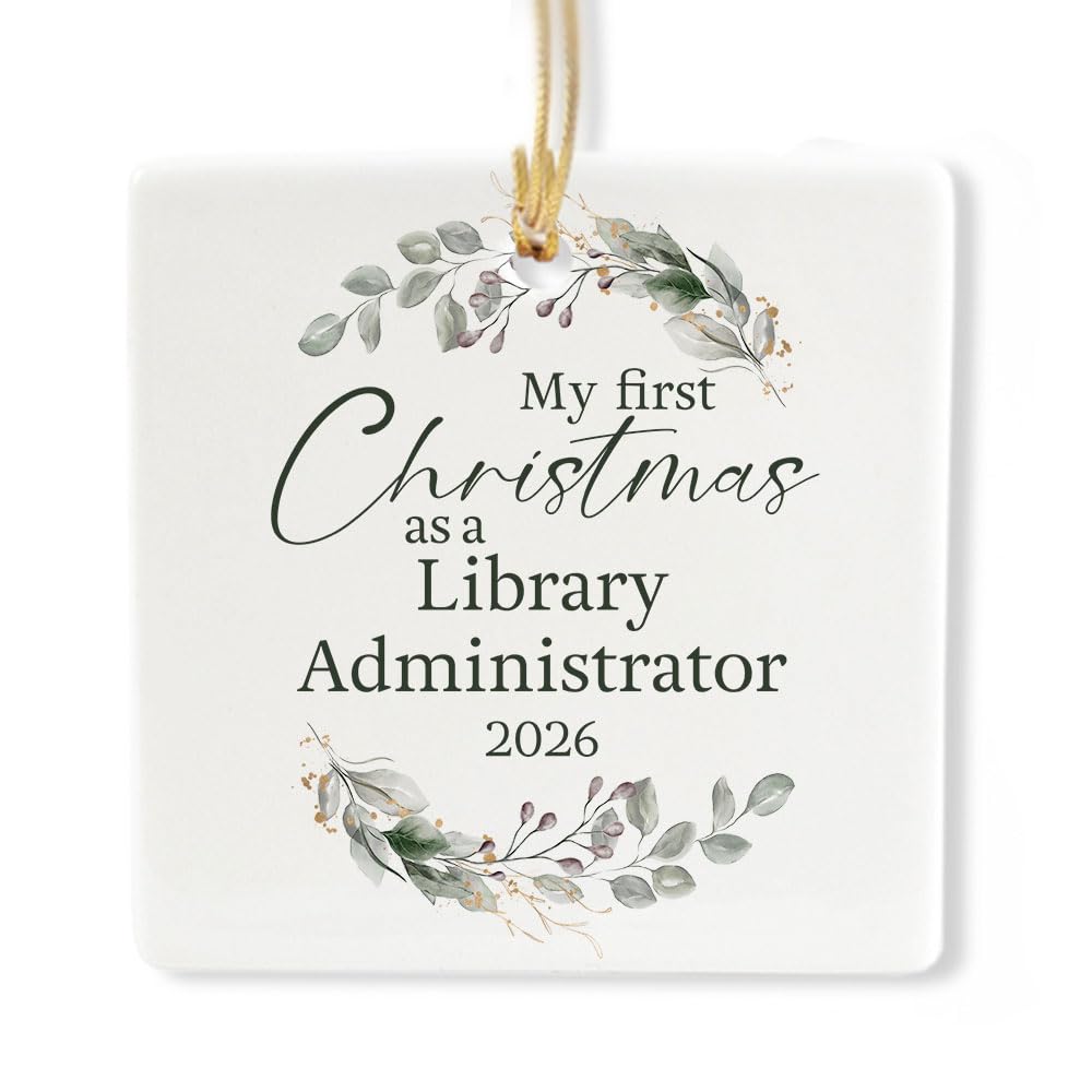 Ceramic 3-inch Square Ornament O721