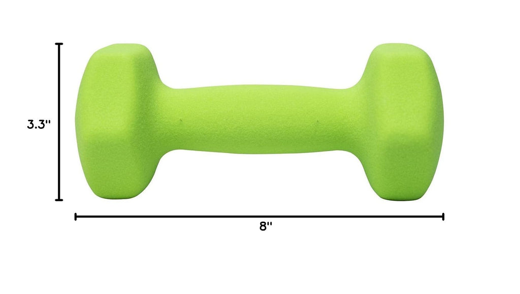 Set of 2 Neoprene Coated Dumbbells U423377