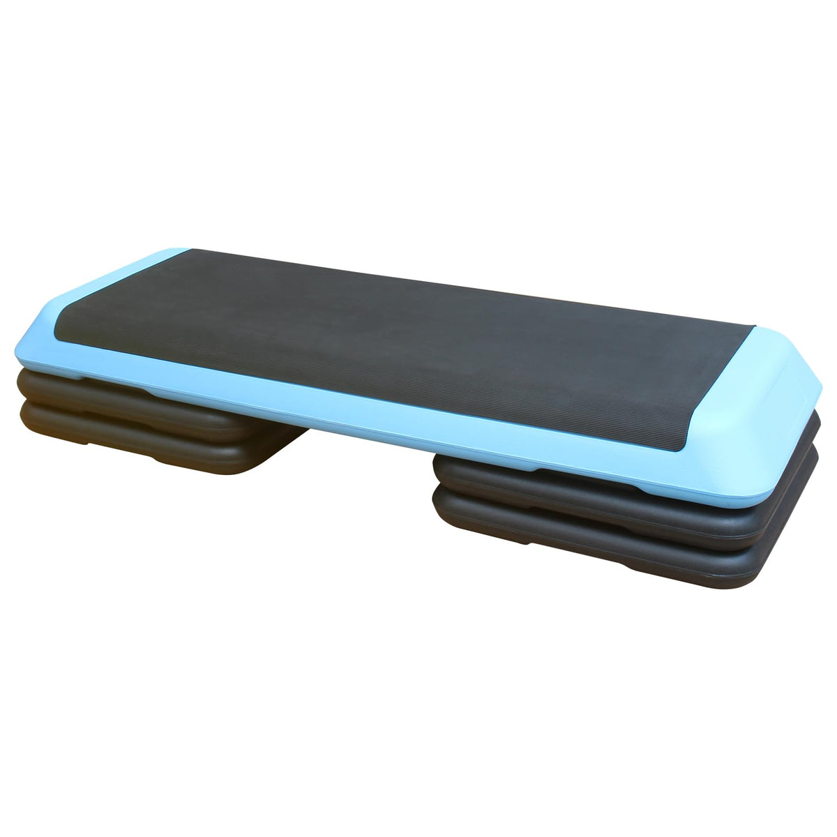 Adjustable Height Aerobic Step Platform with 4 Risers F3076