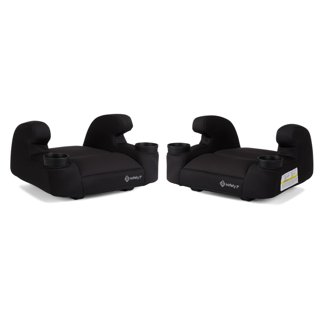 Lightweight Backless Booster Car Seat, 2-Pack, Black L191095