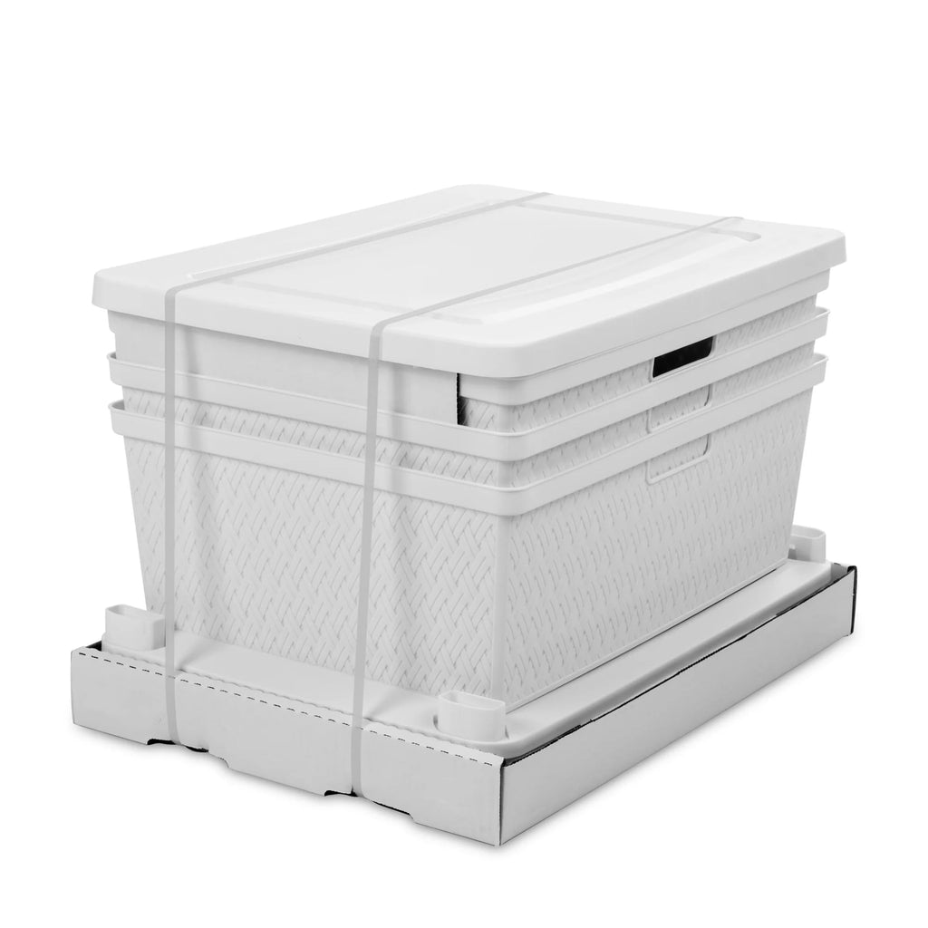 White 3 Drawer Storage Unit W81727