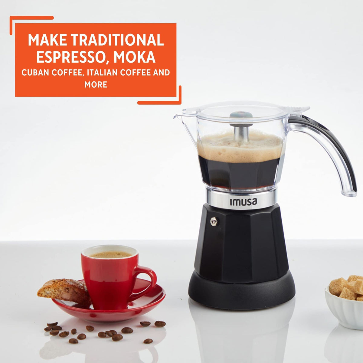 Black Electric Espresso Maker Q9418