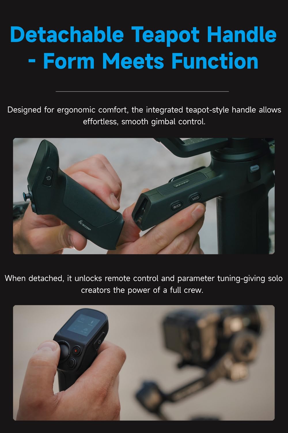 Camera Gimbal Stabilizer with Touch Screen B13501