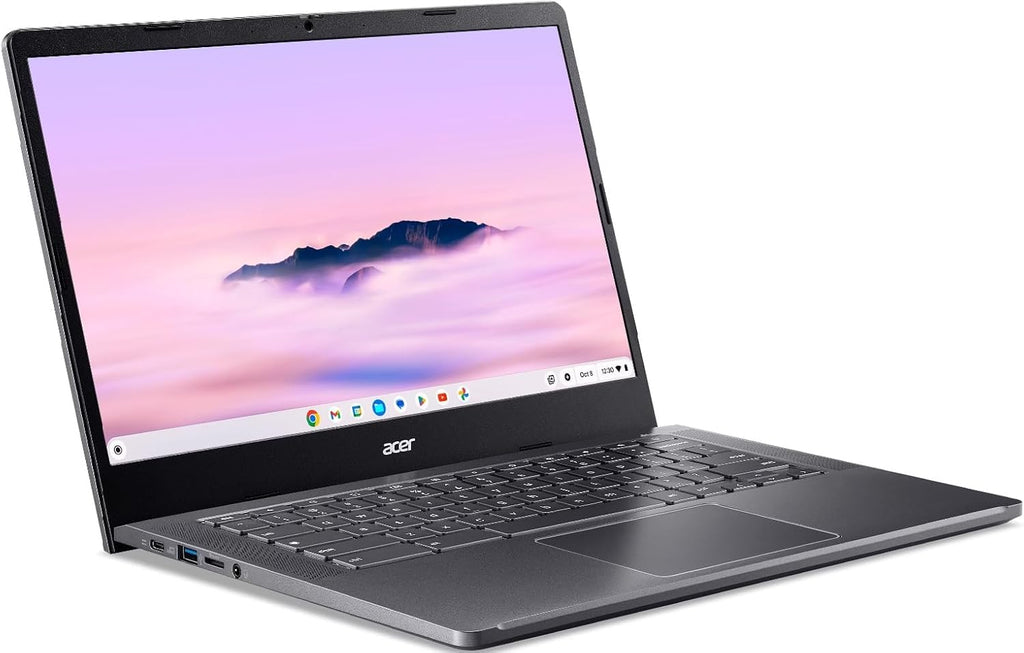 Chromebook Plus 514 Laptop with Google AI, Intel 8-Core i3-N305, 8 GB LPDDR5, 512 GB SSD, 14" FHD IPS Touch Screen, Wi-Fi 6E, Chrome OS N553922