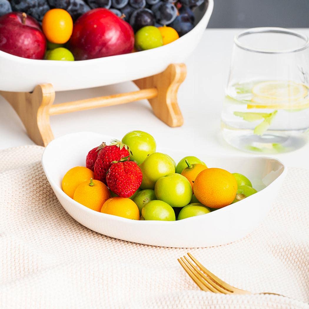3 Tier Ceramic Fruit Basket Stand H110