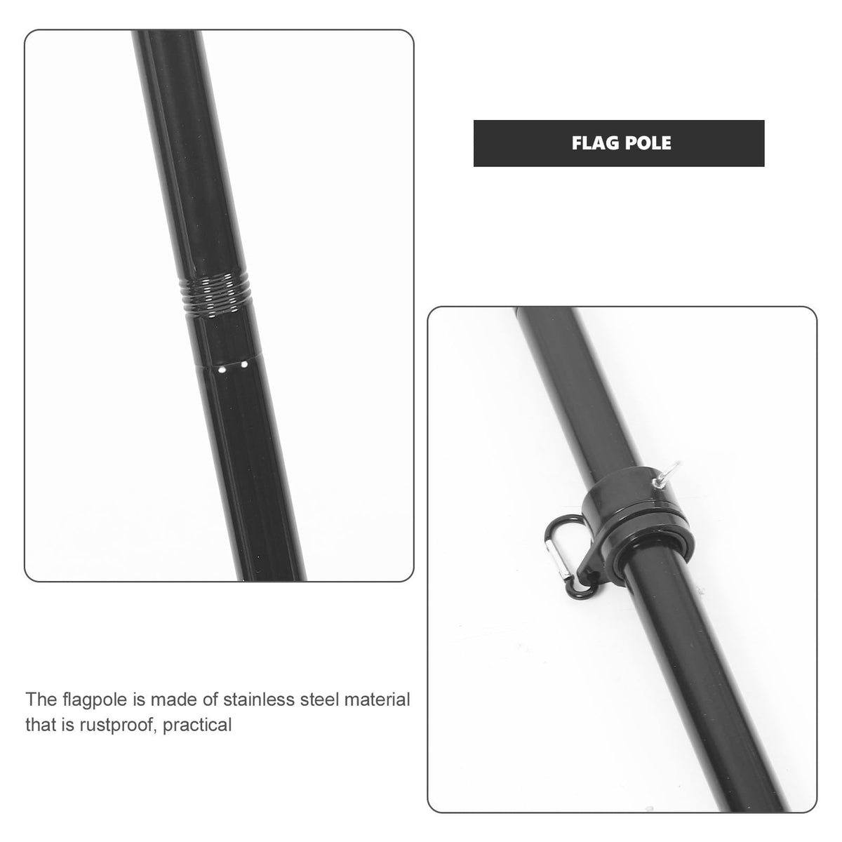 Rotating Flag Pole K5778