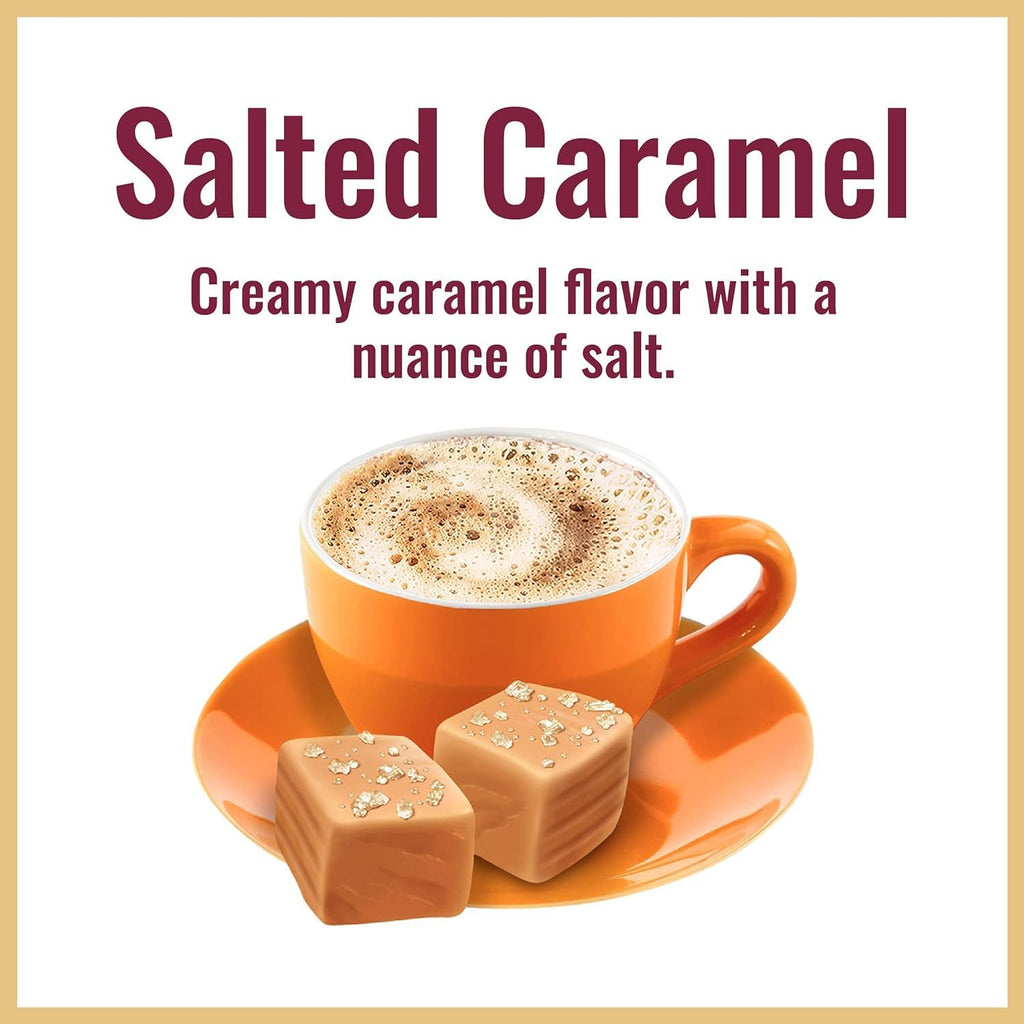 Salted Caramel Instant Cappuccino 14 oz Pack of 6 P193294