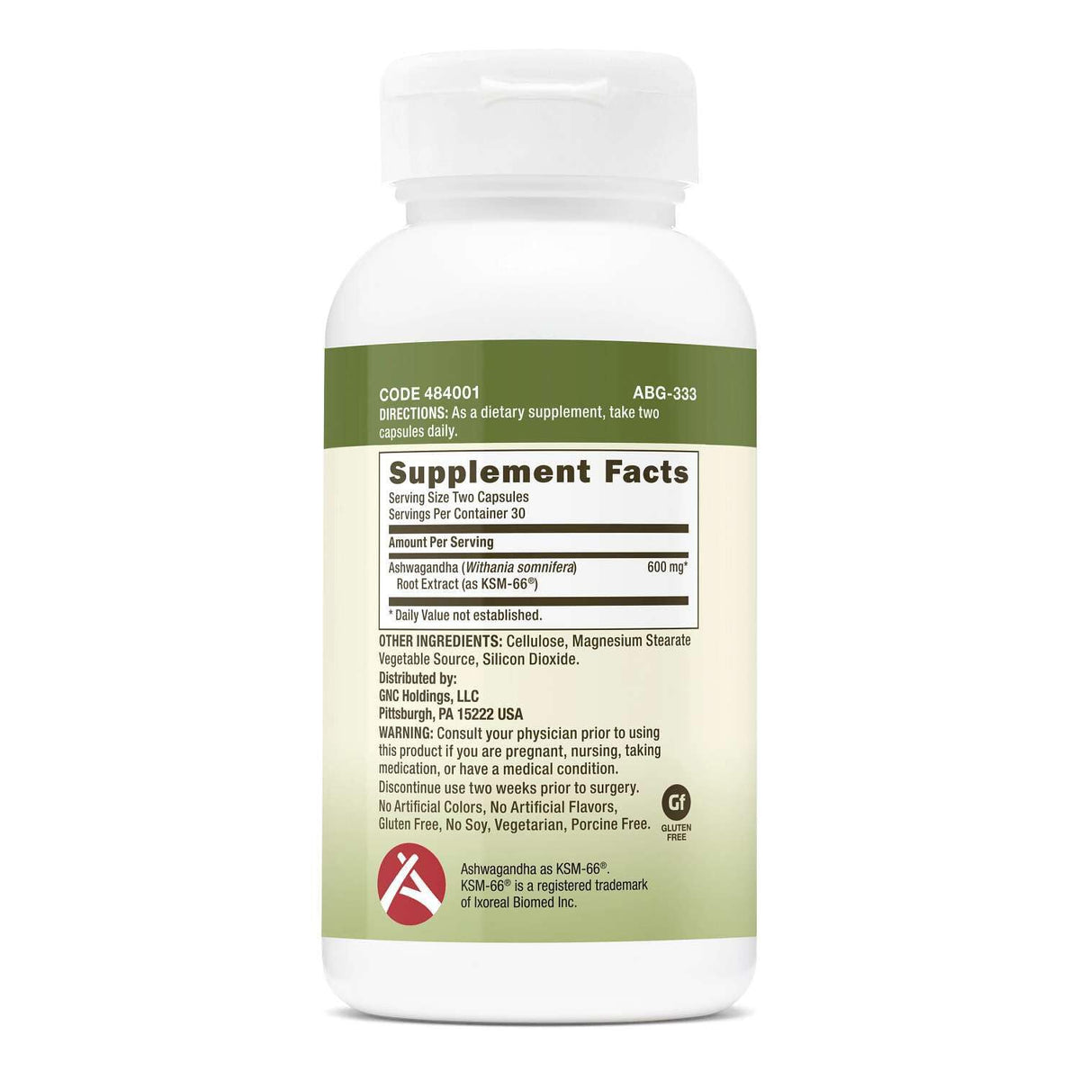 Ashwagandha 600mg 30 Servings R74186