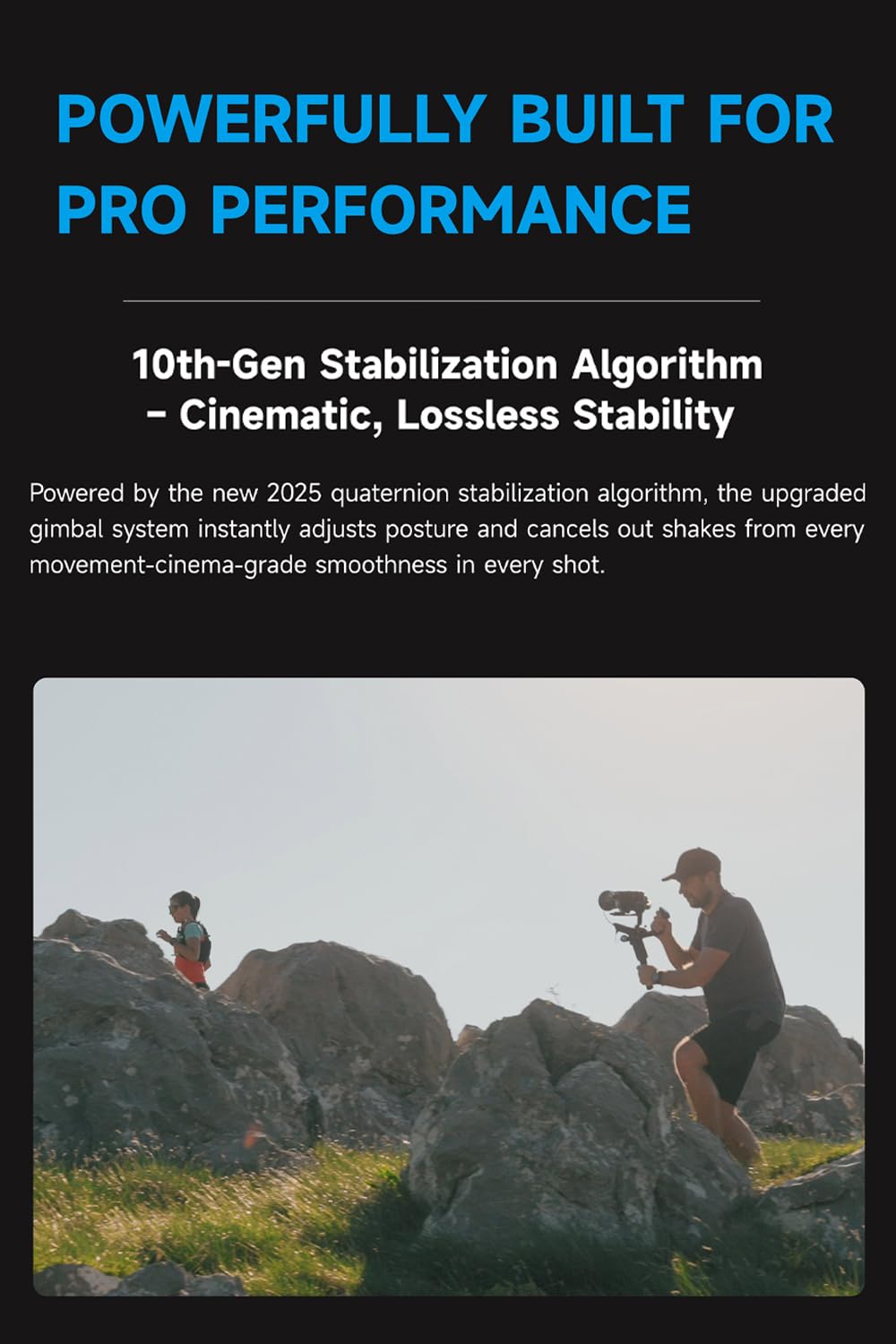 Camera Gimbal Stabilizer with Touch Screen B13501