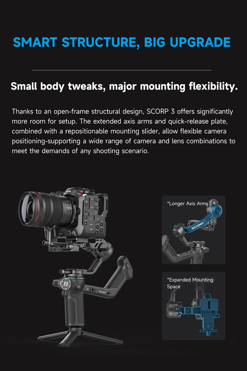 Camera Gimbal Stabilizer with Touch Screen B13501