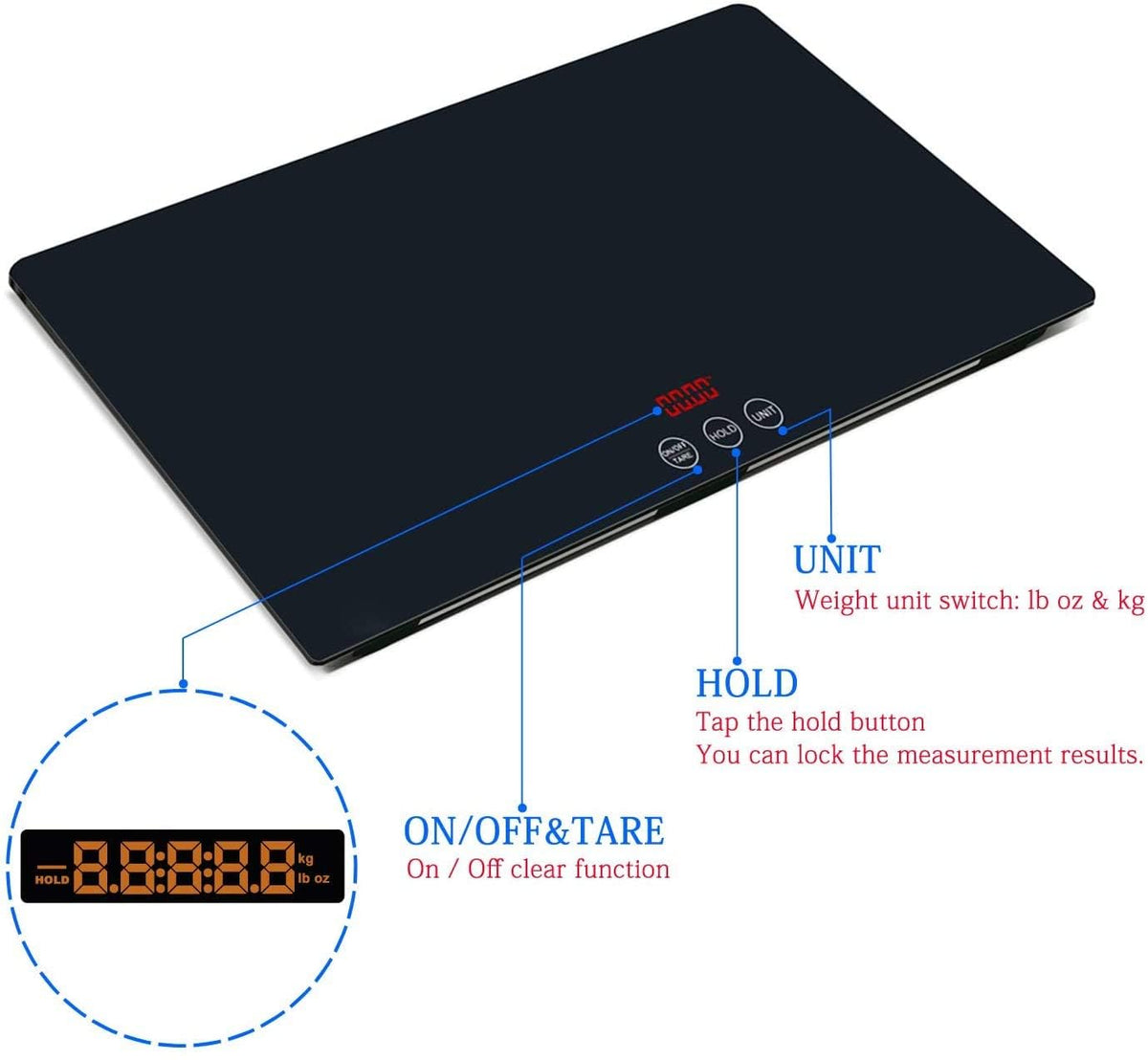 Digital Pet Scale 220 lbs Black G619036