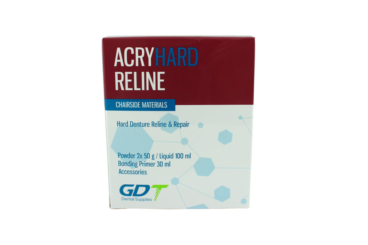 Hard Denture Reline Kit, Acrylic-Based, Self-Curing, Translucent Pink T96666