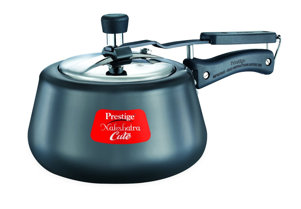 2 Litres Charcoal Black Hard Anodized Aluminum Pressure Cooker R650954