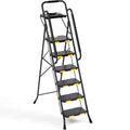 Steel Step Ladder with Handrail U391241