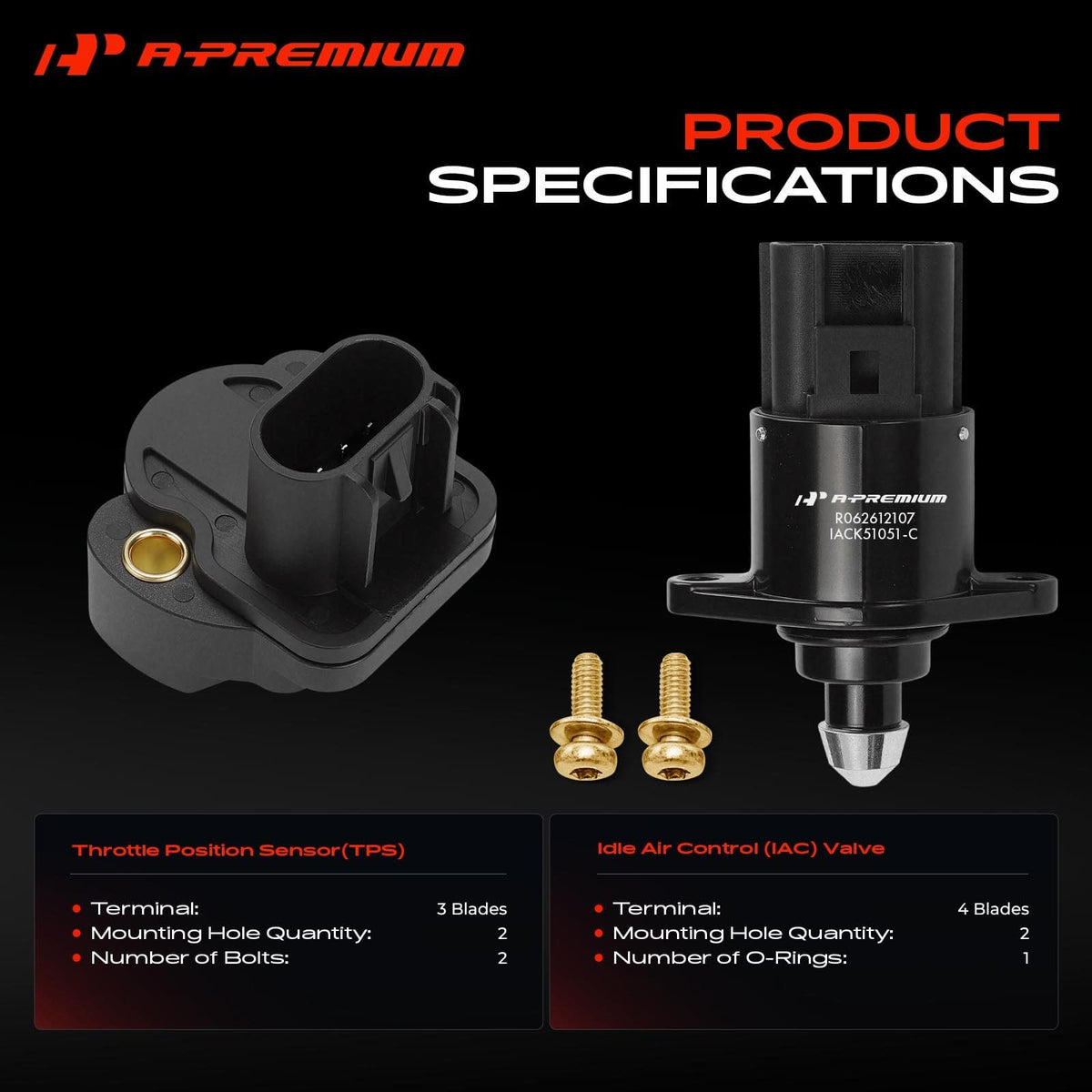 Idle Air Control Valve + Throttle Position Sensor K849