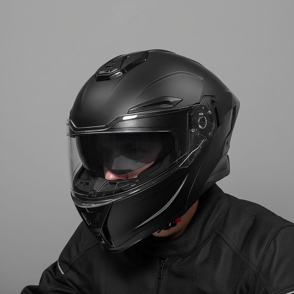 Bluetooth Modular Motorcycle Helmet with Dual Visors A42772
