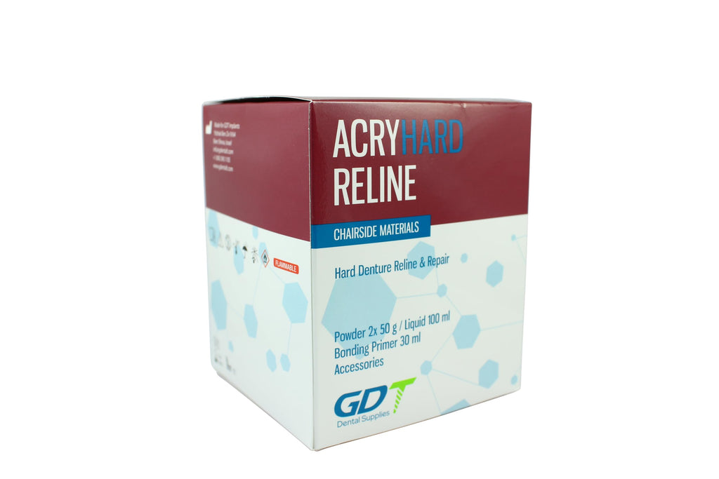 Hard Denture Reline Kit, Acrylic-Based, Self-Curing, Translucent Pink T96666