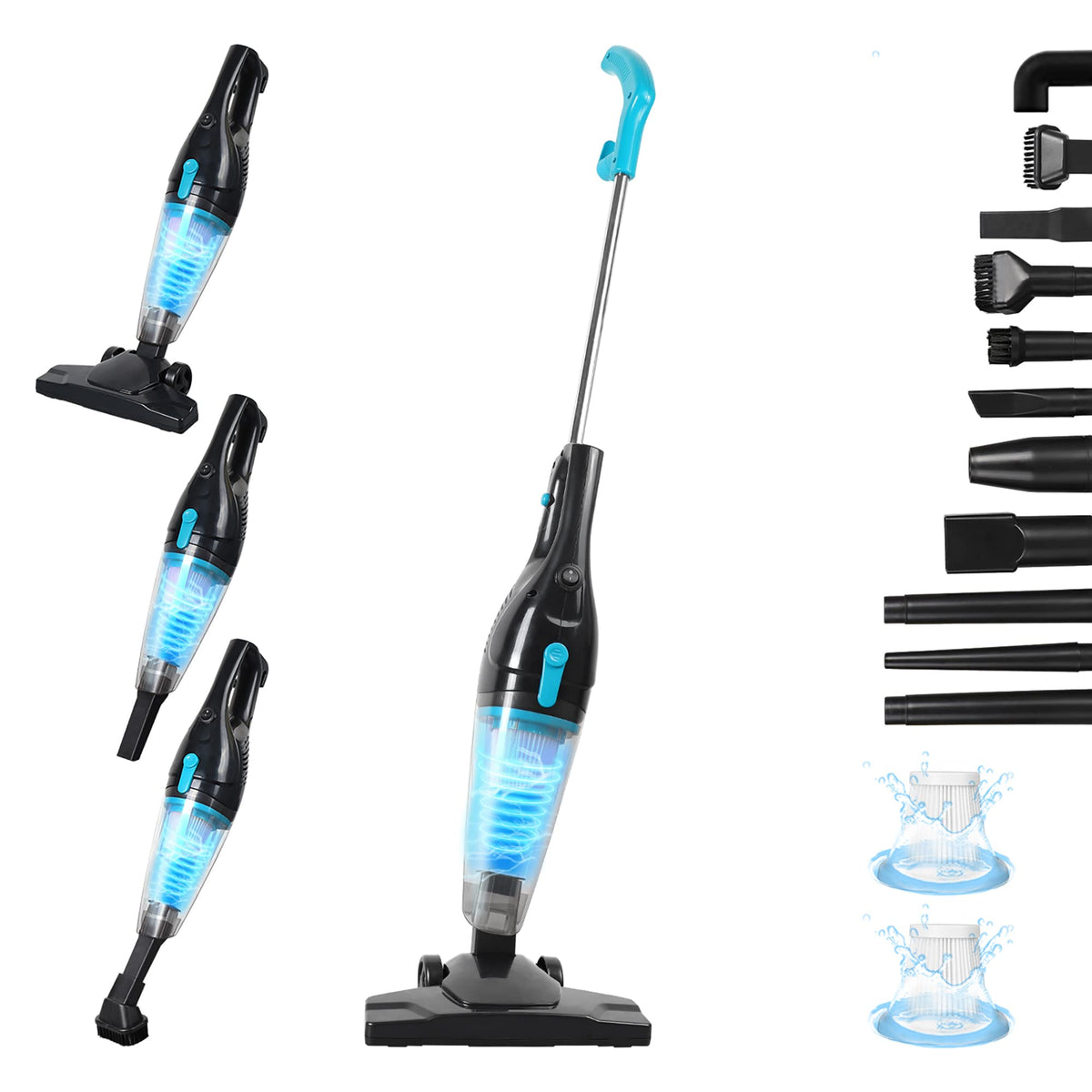 Corded 15KPa Bagless Stick Vacuum Cleaner B8218