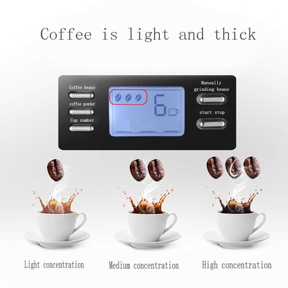 10 Cups Programmable Drip Coffee Machine with Glass Carafe K280