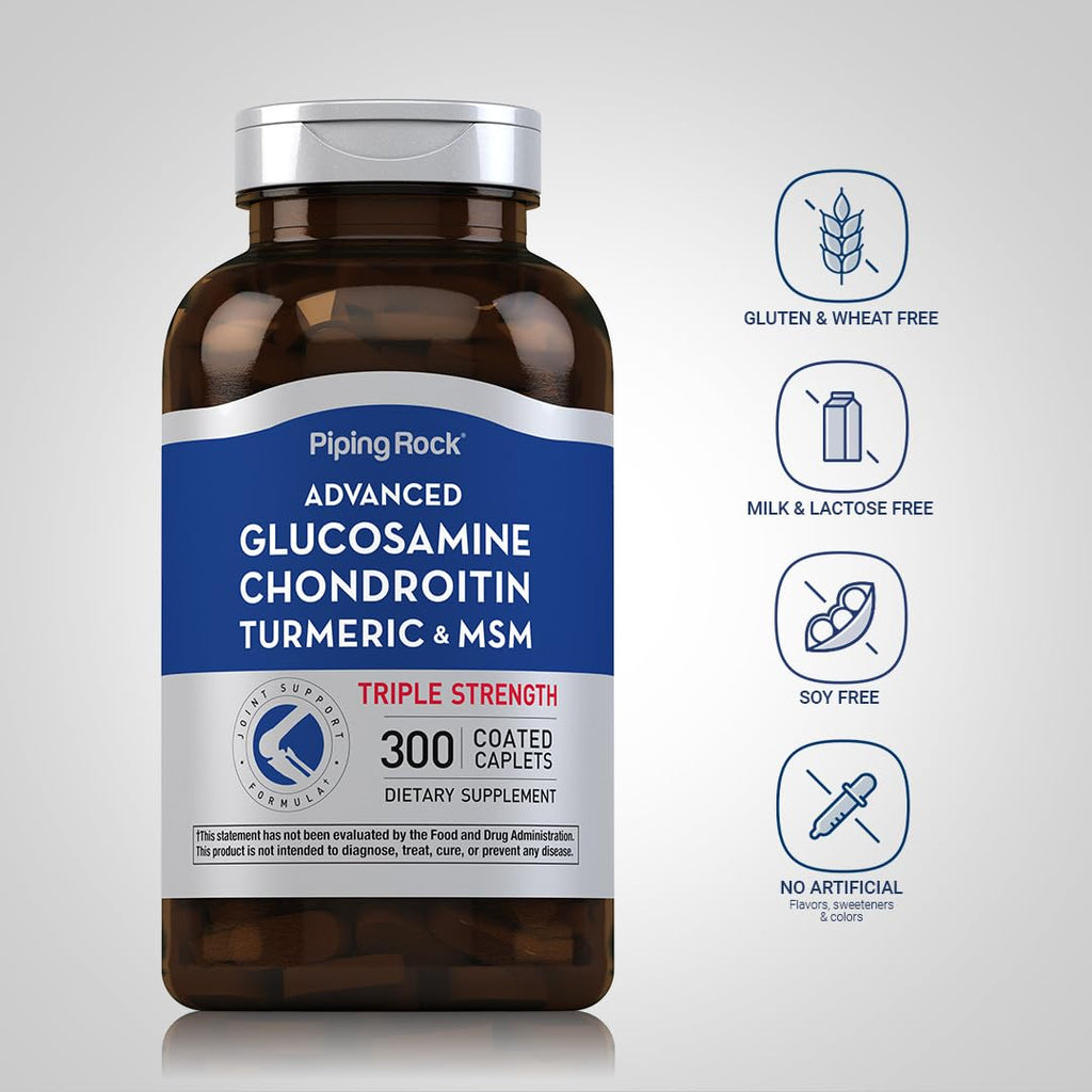 Glucosamine Chondroitin MSM Turmeric 300 Caplets R542348