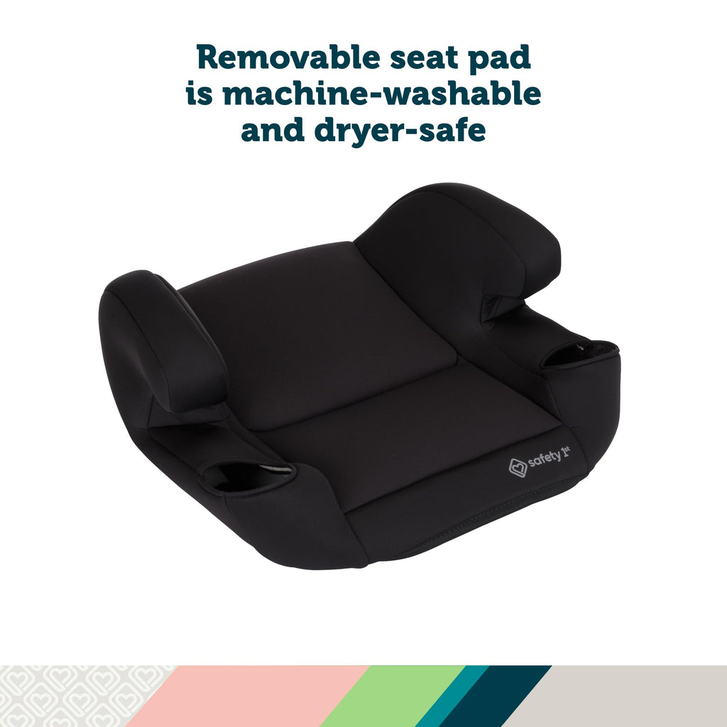 Lightweight Backless Booster Car Seat, 2-Pack, Black L191095