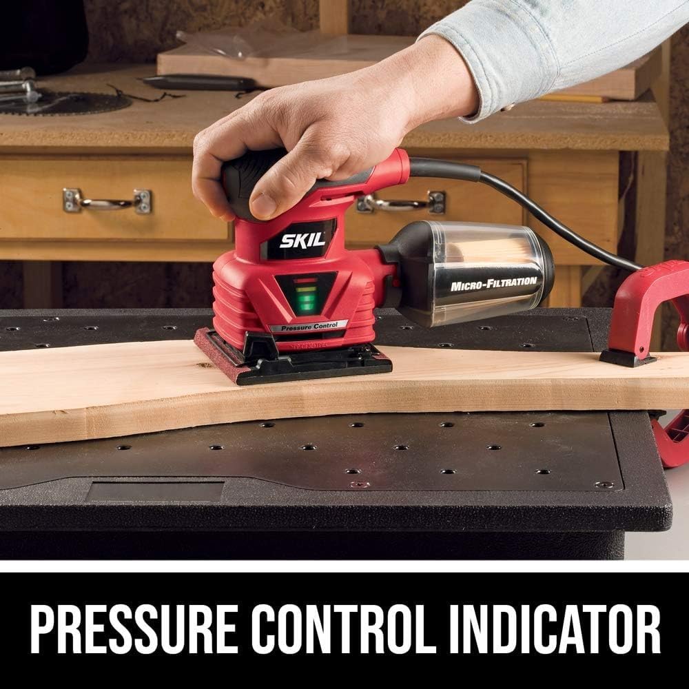 2 Amp 1/4-Inch Sheet Sander with Dust Canister B950