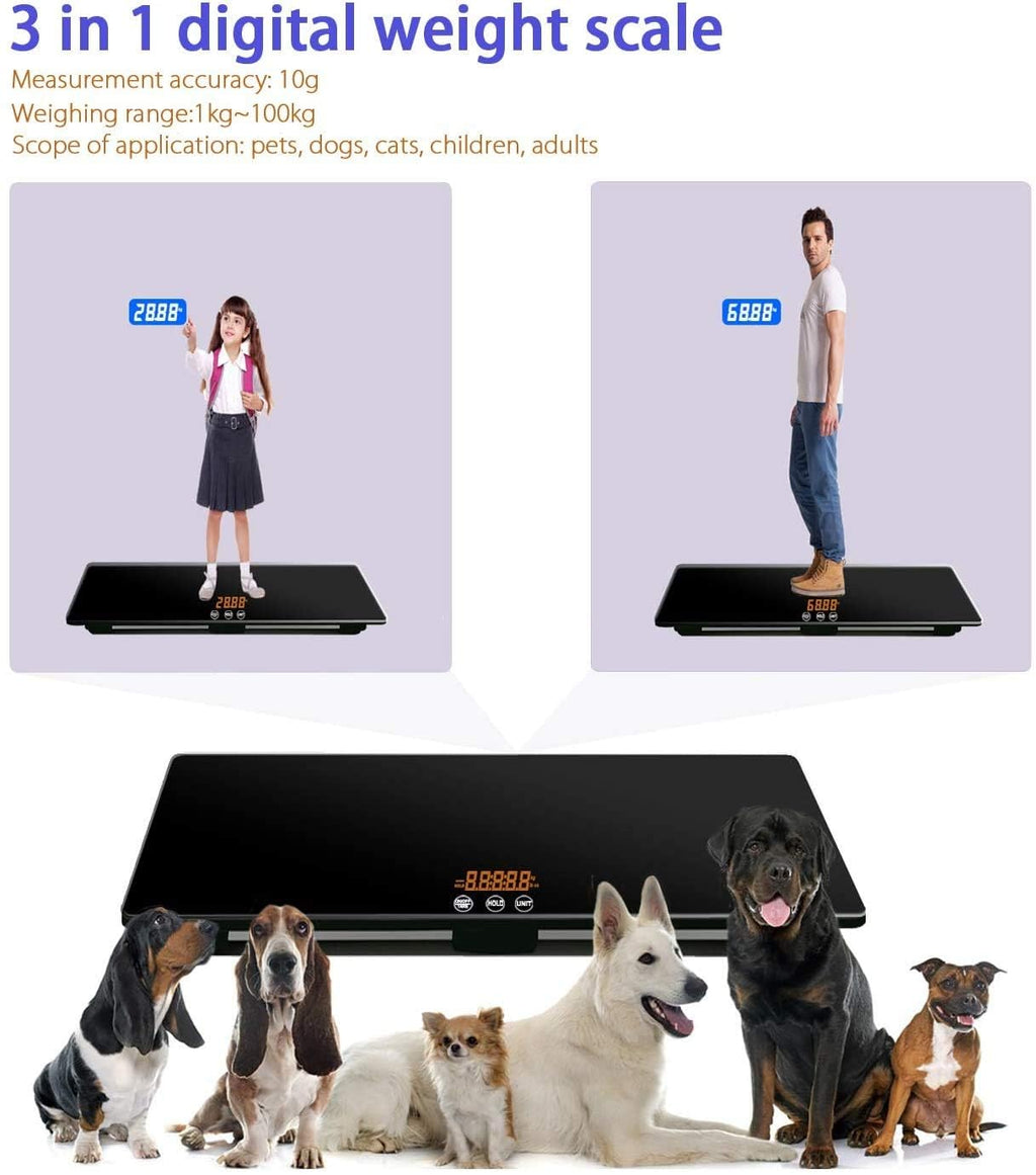 Digital Pet Scale 220 lbs Black G619036