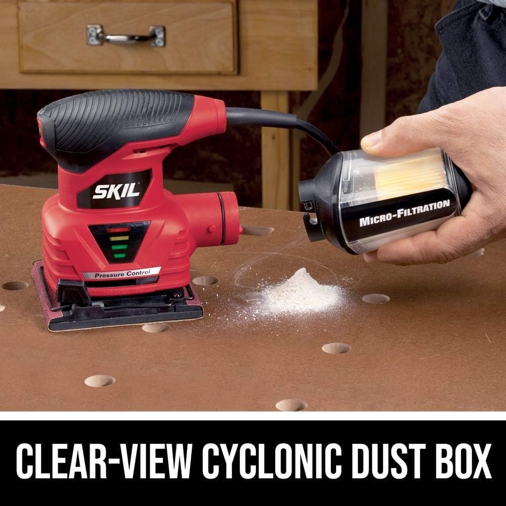 2 Amp 1/4-Inch Sheet Sander with Dust Canister B950
