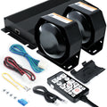 400W 12V 37 Tone Emergency Siren PA System with Microphone L31675