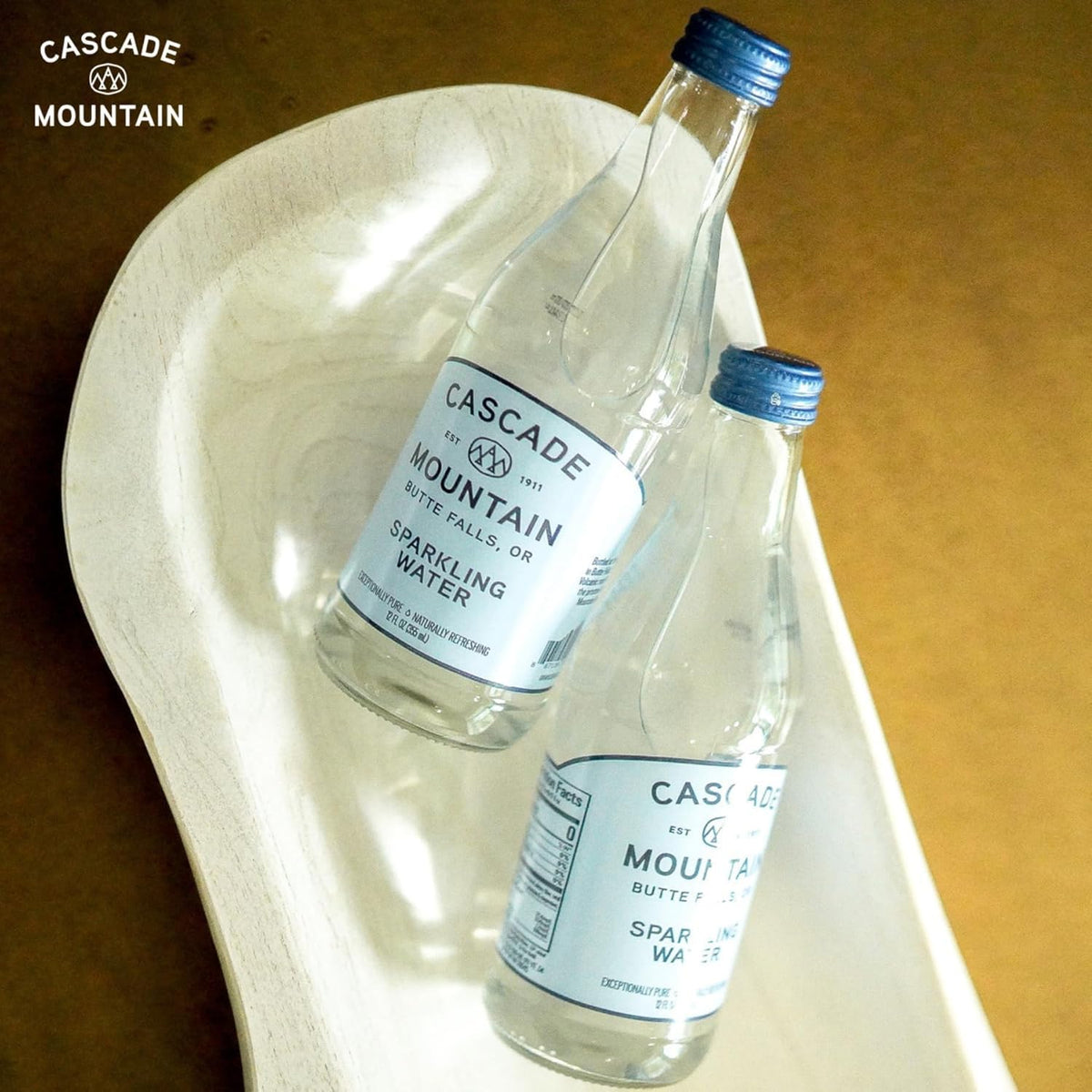 Sparkling Mineral Water in Glass Bottle 12oz 12 Pack P9705