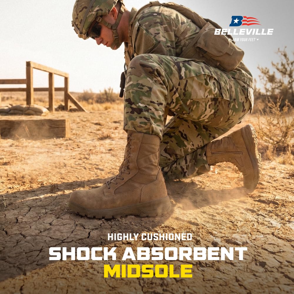 Composite Toe Leather Side Zip Tactical Boots I157723