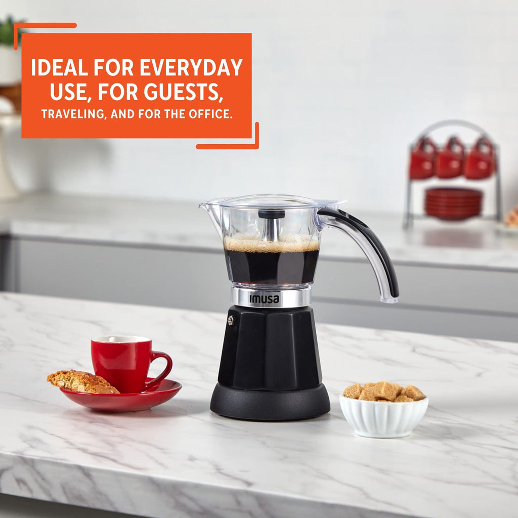 Black Electric Espresso Maker Q9418