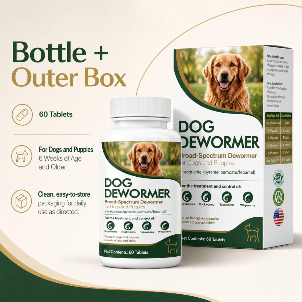 Dewormer for Dogs, 60 Tablets S550137
