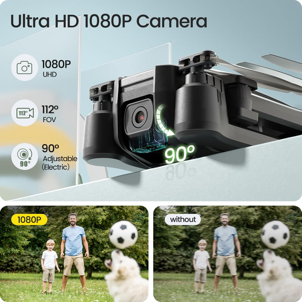 Foldable FPV Drone with 1080P WiFi Camera and Carrying Case F110