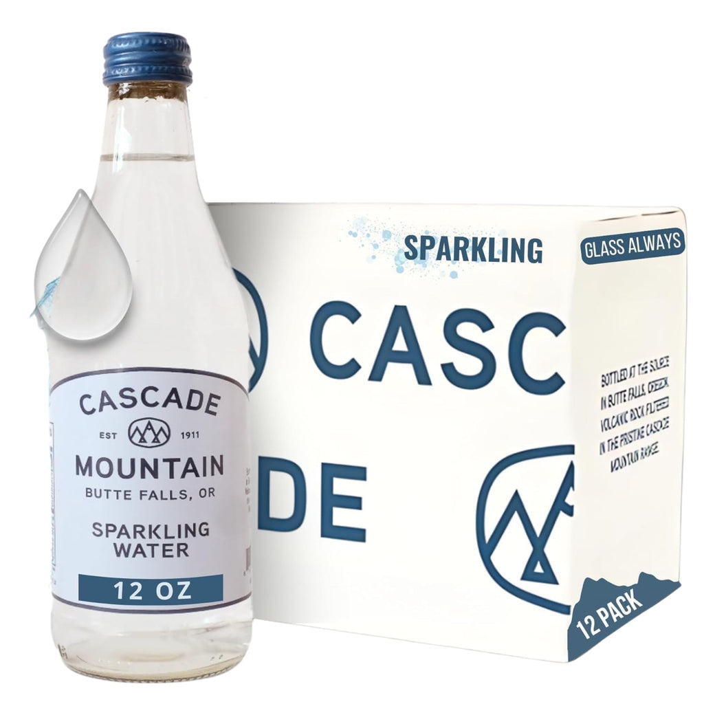 Sparkling Mineral Water in Glass Bottle 12oz 12 Pack P9705