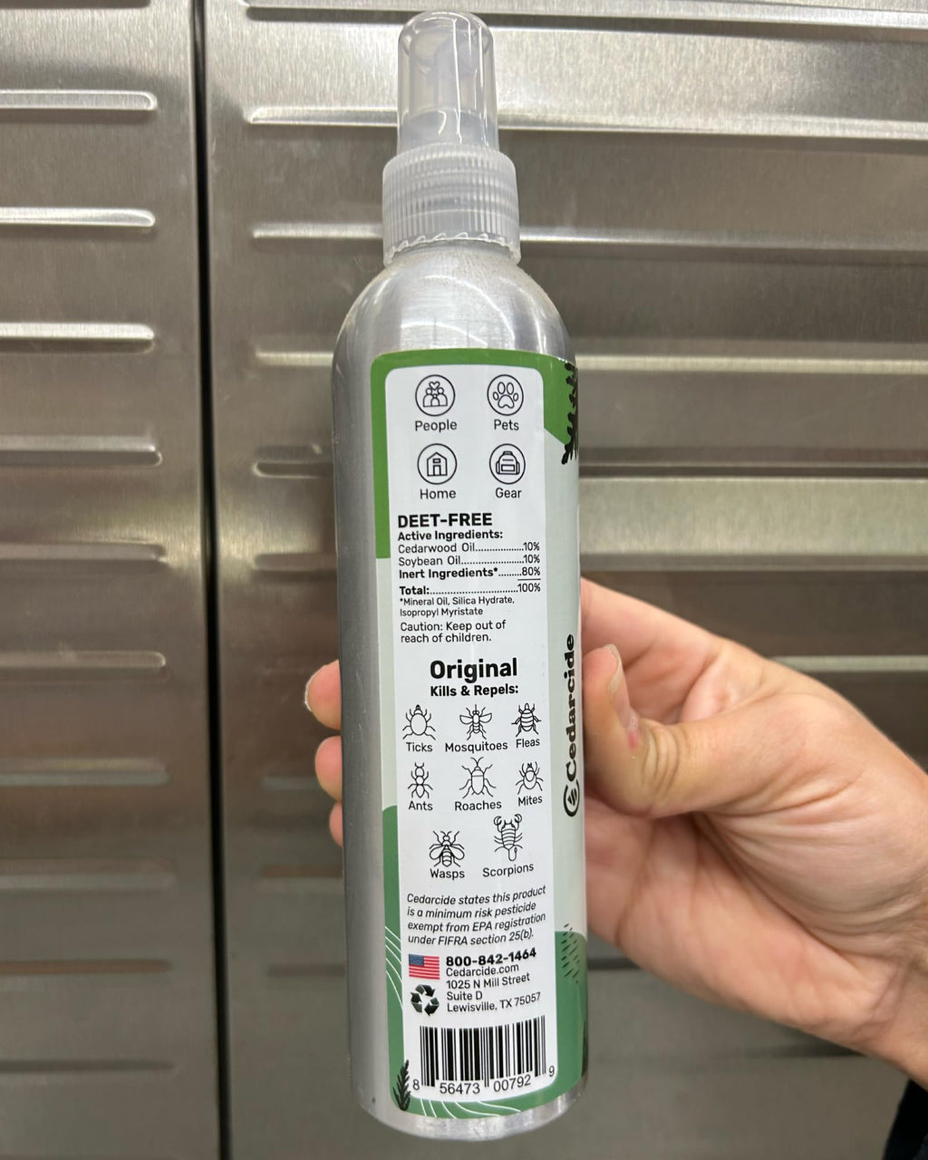 Cedar Oil Spray for Ticks, Fleas, Chiggers & Mosquitoes C62081