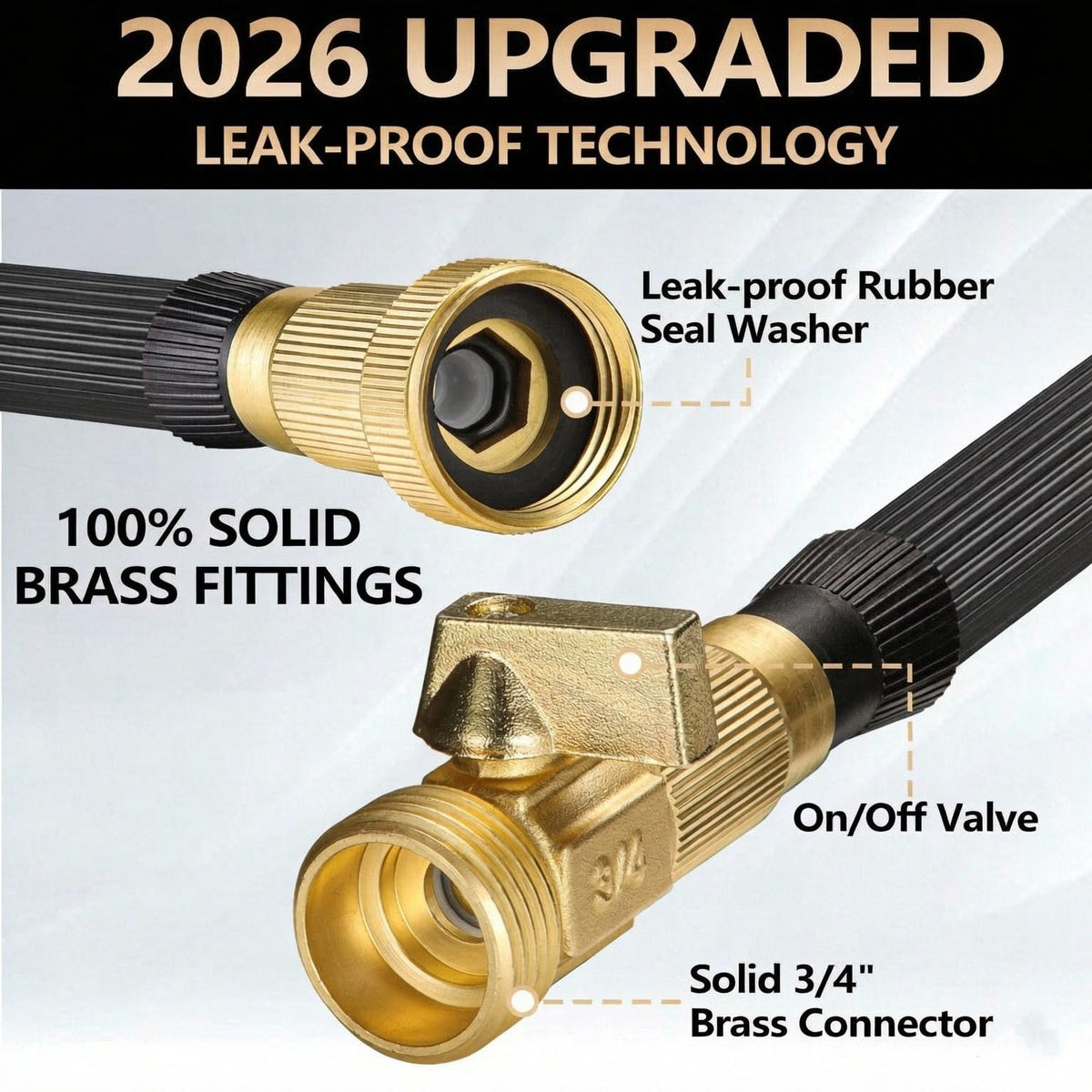 100FT Flexible Garden Hose T1814