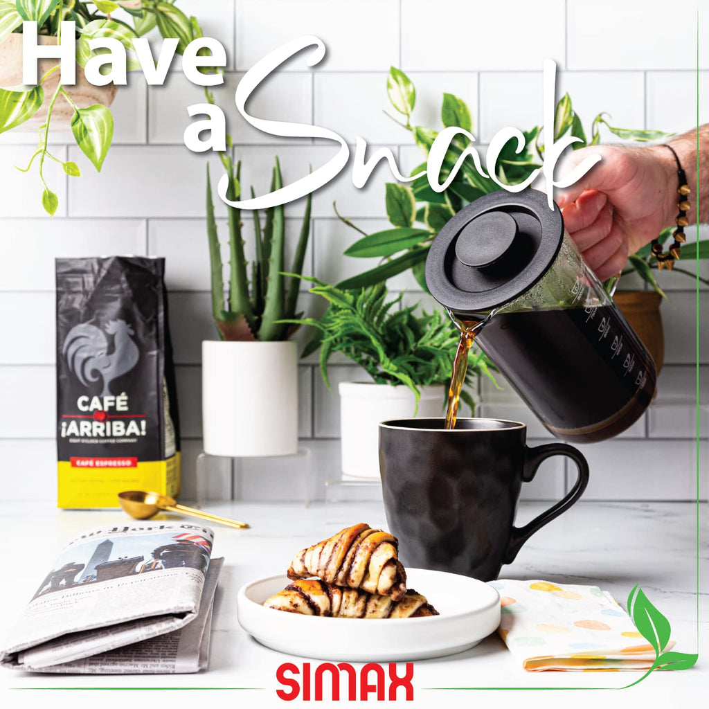 1 Liter Dishwasher Safe Borosilicate Glass French Press A904072
