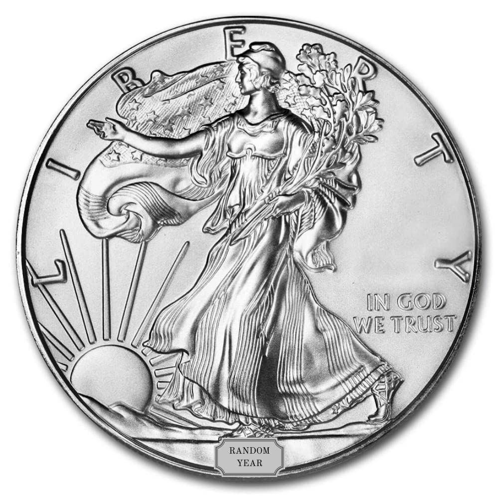 1 oz American Silver Eagle $1 Lot of 5 R716862