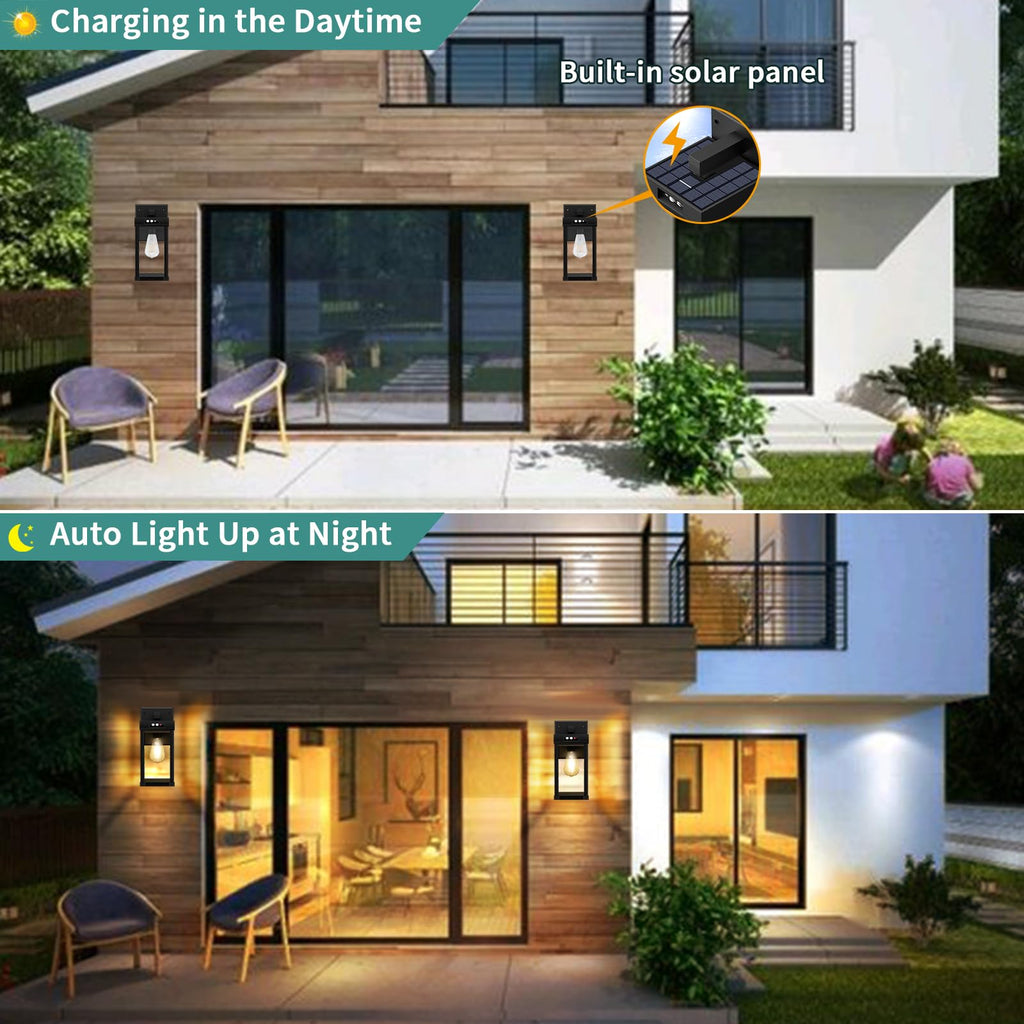 Solar Wall Lights Outdoor with Motion Sensor Y8277