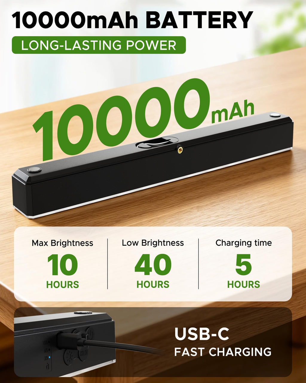 Rechargeable Magnetic LED Light Bar O997