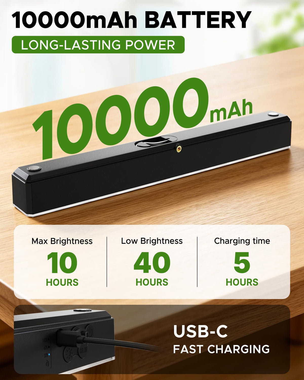 Rechargeable Magnetic LED Light Bar O997