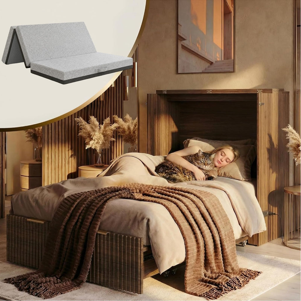 6 Inch Tri-Fold Memory Foam Mattress G9612