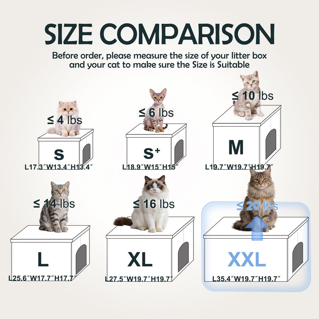 Extra Large Cat Litter Box Enclosure E247849