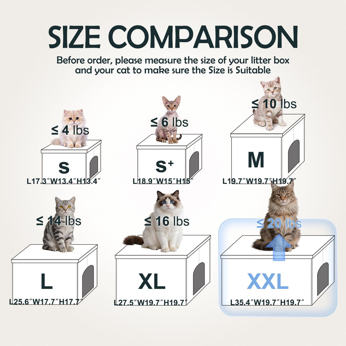 Extra Large Cat Litter Box Enclosure E247849