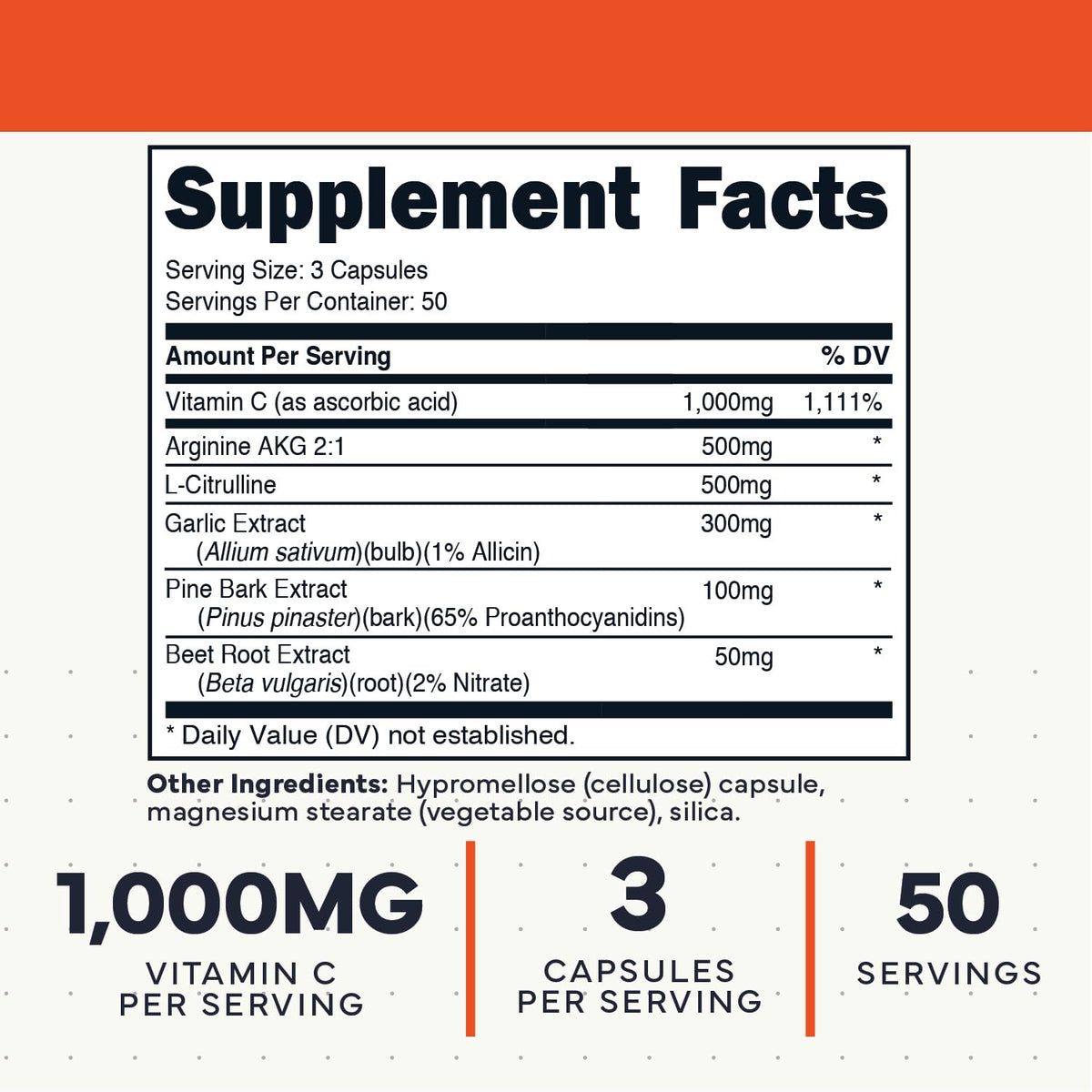 Nitric Oxide Booster 150 Veggie Capsules O644