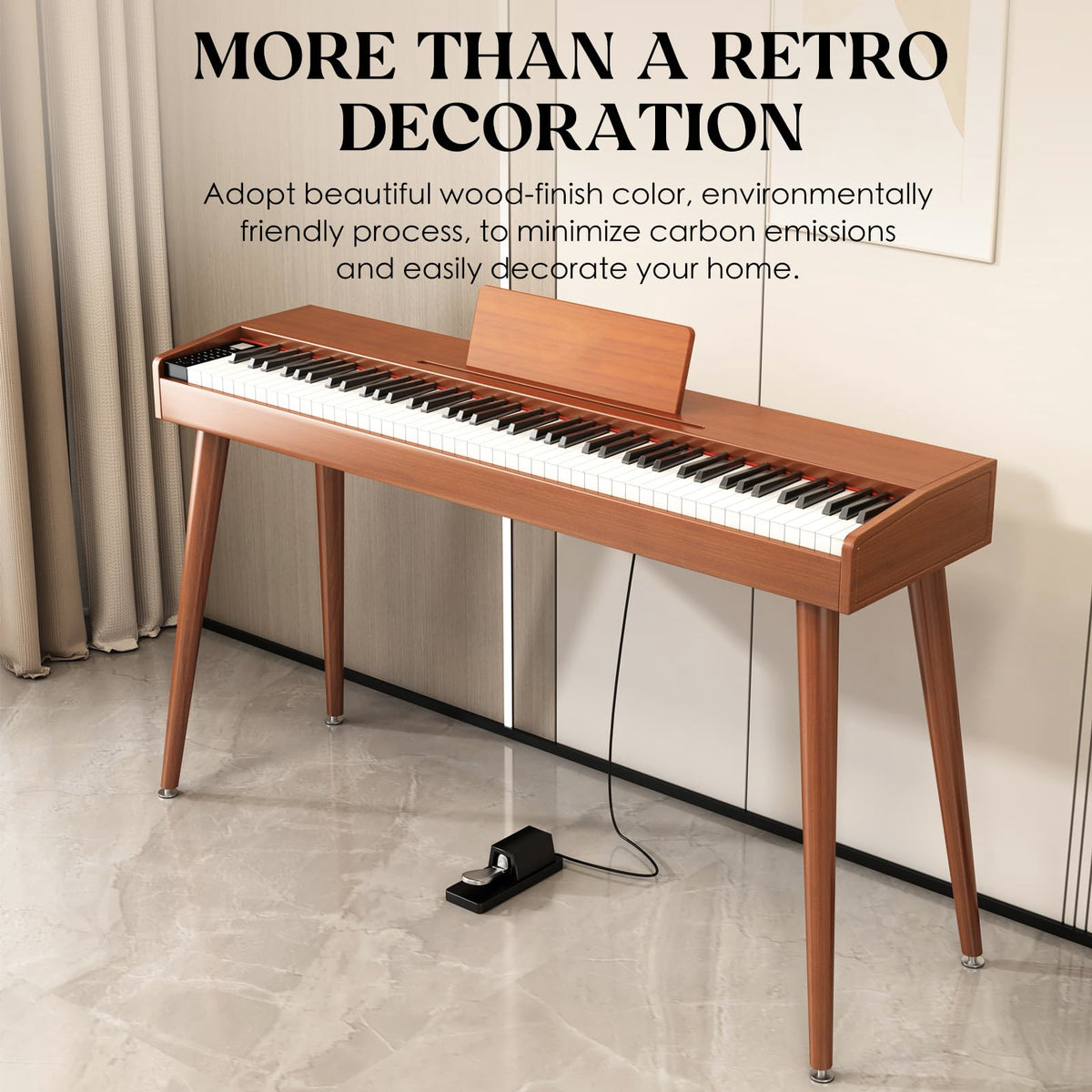 88 Key Semi Weighted Digital Piano W109