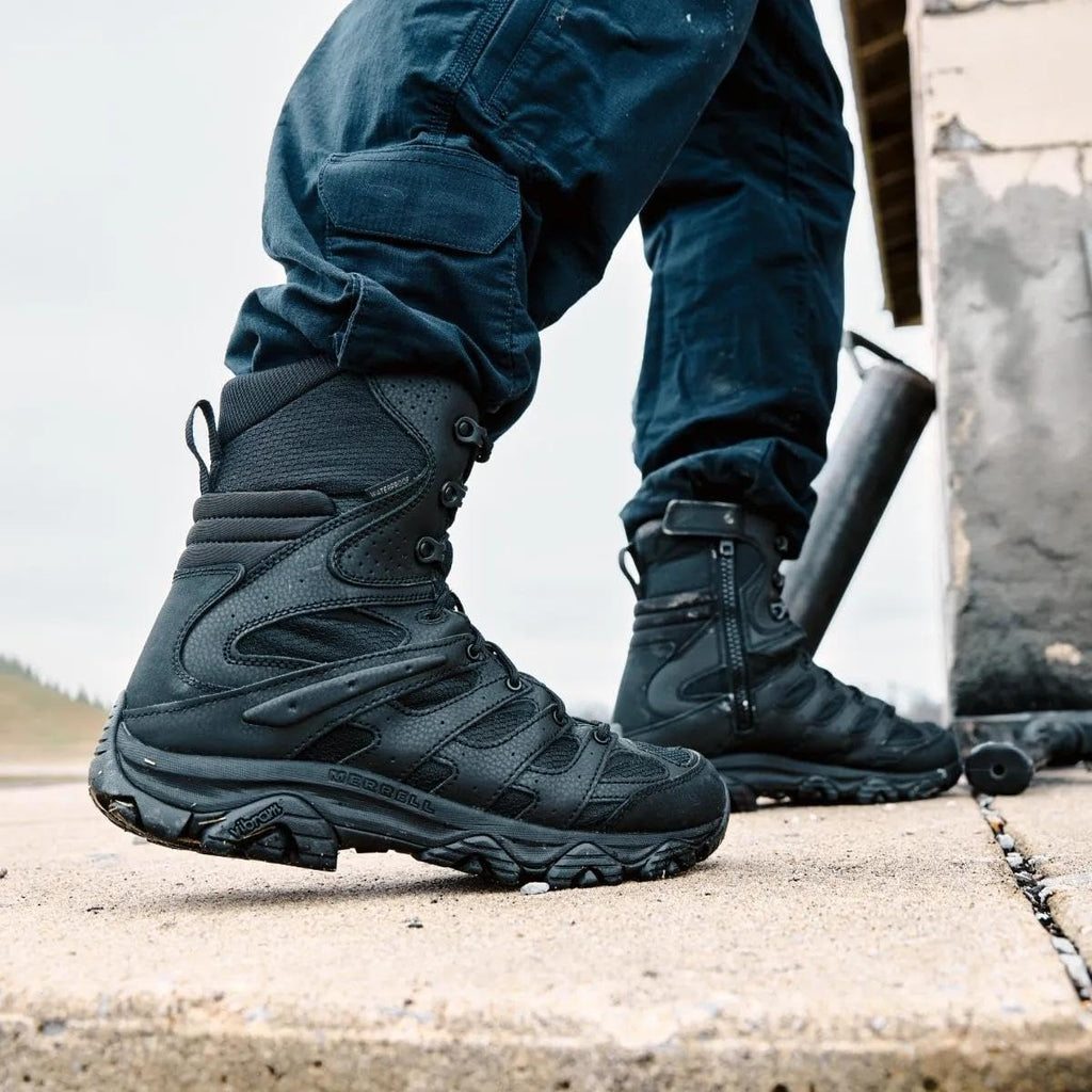 Waterproof 8 Inch Tactical Zip Work Boots A32119